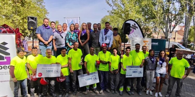 Guarinos entrega el primer premio del XXI Concurso de Albañilería a Pablo Conchuela y Alfonso de las Heras