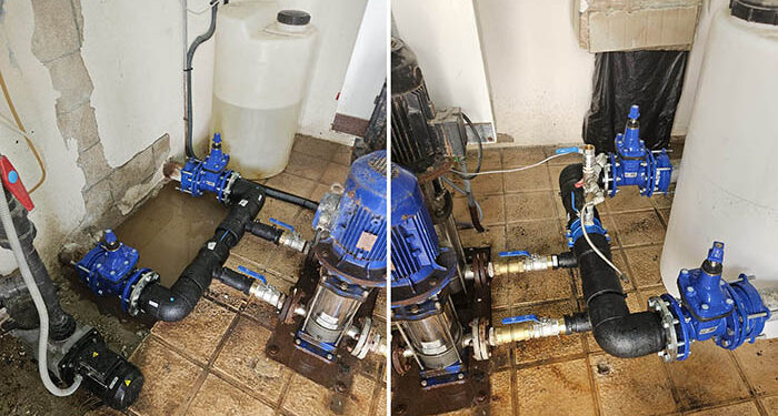 Ejecutada una obra de ‘bypass’ entre los depósitos de La Quinta y el SI-21 en Cabanillas