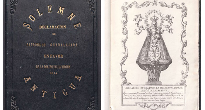 El Archivo Municipal rescata la declaración de la Virgen de la Antigua como patrona de Guadalajara en 1883