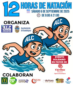 El Club Alcarreño celebra las tradicionales 12 Horas de Natación con deporte, solidaridad y música en Guadalajara 2 El Club Alcarreño celebra las tradicionales 12 Horas de Natación con deporte, solidaridad y música en Guadalajara