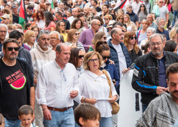 El PSOE se une al grito multitudinario de Guadalajara contra el genocidio de Gaza