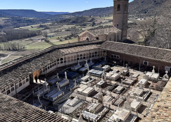 El camposanto del Castillo de la Piedra Bermeja, en Brihuega, se incorpora a la Ruta Europea de Cementerios Históricos de ASCE