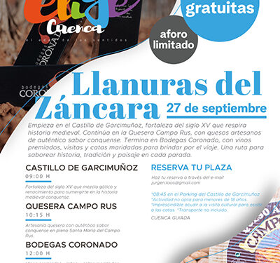 Elige Cuenca propone para este sábado una ruta por las llanuras del Záncara