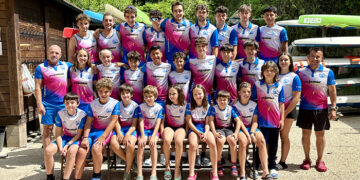 Histórico ascenso del Club Piragüismo Cuenca a división de honor de la Liga Nacional de Sprint Senior Masculino