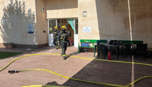 Incendio en una nave de Aspadec en Cuenca