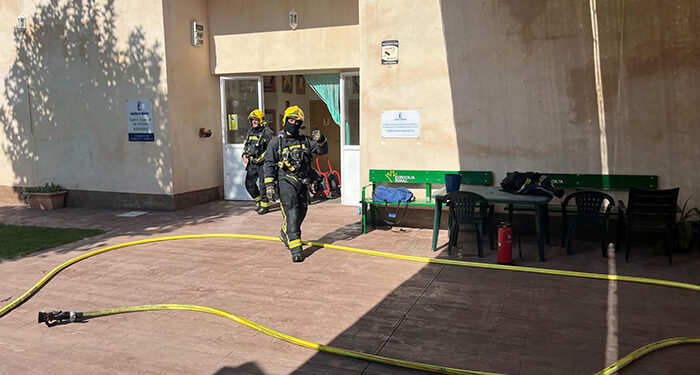 Incendio en una nave de Aspadec en Cuenca