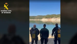 La Guardia Civil neutraliza una granada mortero ECIA en el embalse de Contreras