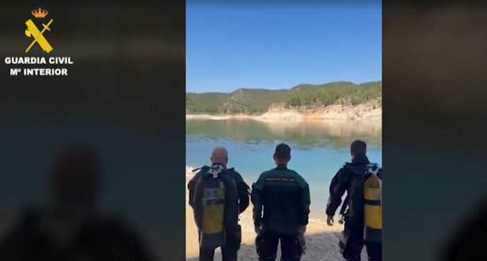 La Guardia Civil neutraliza una granada mortero ECIA en el embalse de Contreras