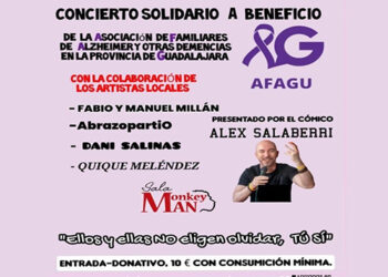 La Sala Monkey Man será escenario de un concierto benéfico por el Alzheimer en Guadalajara