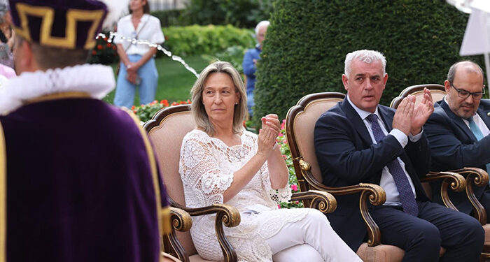 La alcaldesa de Guadalajara da la bienvenida a los alcaldes de la provincia en el marco de las Ferias y Fiestas