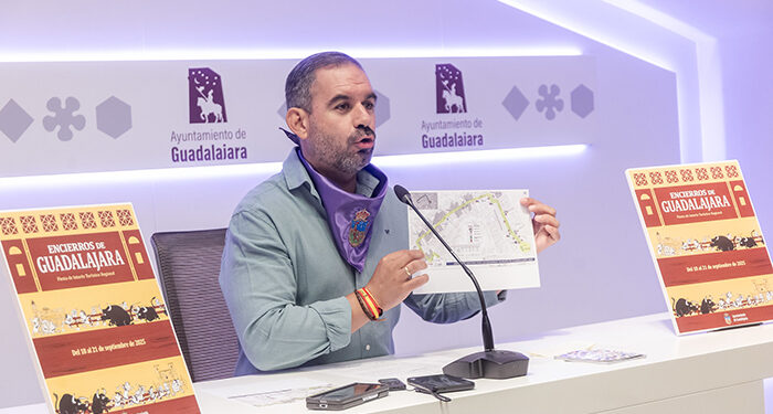 López Pomeda “Guadalajara hace historia con el regreso de los encierros al casco histórico y su paso por la calle Mayor”