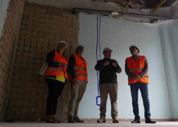 Martínez Chana confía que en la primavera de 2026 concluyan las obras del edificio de la UNED para acoger el próximo curso