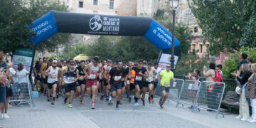 Mónica Peralta y Ángel Villalba de llevan el Trail Night San Julián del Circuito Diputación