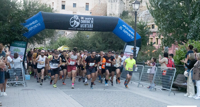 Mónica Peralta y Ángel Villalba de llevan el Trail Night San Julián del Circuito Diputación