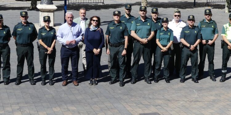 La subdelegada del Gobierno en Guadalajara se reúne con los mandos de la Guardia Civil de Castilla-La Mancha y destaca la reducción de robos en explotaciones agropecuarias