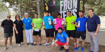 Ricardo Saavedra y Cristian Saavedra dominan el torneo de frontenis celebrado en Huete