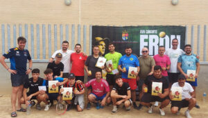 Samuel Carrasco y Diego López se imponen en la reñida final de Frontenis de Belmonte