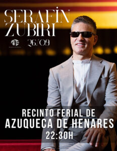 Serafín Zubiri y su homenaje a Nino Bravo, esta noche, en la carpa del Ferial de Azuqueca