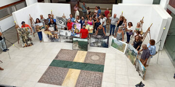 Tarazona de La Mancha inspira a los artistas del VI Concurso de Pintura Rápida ‘Vinos de La Mancha’