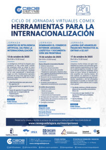 Tres nuevas jornadas virtuales de comercio exterior organizadas por CEOE-Cepyme Guadalajara tendrán lugar durante el mes de octubre 2 Tres nuevas jornadas virtuales de comercio exterior organizadas por CEOE-Cepyme Guadalajara tendrán lugar durante el mes de octubre