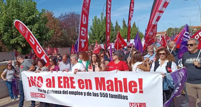 UGT FICA y CCOO arropan a la plantilla de Mahle y al pueblo de Motilla del Palancar en su primera manifestación contra el ERE 1 UGT FICA y CCOO arropan a la plantilla de Mahle y al pueblo de Motilla del Palancar en su primera manifestación contra el ERE
