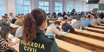 Un total de 214 opositores de Guadalajara intentarán este sábado conseguir una de las 3.118 plazas ofertadas para ser Guardia Civil