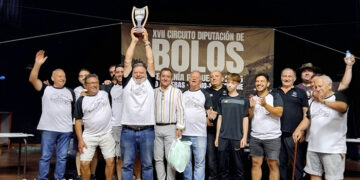 Uña consigue en Portilla -por primera vez- el título en el XVII Circuito de Bolos en la Serranía