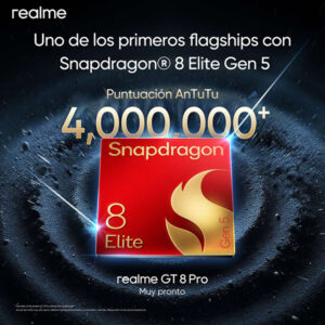 realme presenta el GT 8 Pro como uno de los primeros modelos insignia con Snapdragon 8 Elite Gen 5 2 realme presenta el GT 8 Pro como uno de los primeros modelos insignia con Snapdragon 8 Elite Gen 5
