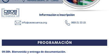 La Confederación de Empresarios de Cuenca invita a empresas y profesionales a participar en esta charla de prevención de riesgos laborales en su sede de Hermanos Becerril. La Confederación de Empresarios de Cuenca celebra el próximo jueves 9 de octubre una jornada técnica de prevención de riesgos laborales en la sede de esta organización, en la calle Hermanos Becerril número 34. Esta jornada titulada ‘Elaboración de procedimientos de trabajo como medida preventiva’ está previsto que comience a partir de las 9:30 horas y se prolongue durante aproximadamente hora y media. Esta conferencia forma parte del trabajo que realiza CEOE CEPYME Cuenca en materia de prevención gracias al respaldo de CECAM y la Junta de Comunidades de Castilla-La Mancha. Están invitados a participar en esta jornada empresarios, técnicos en prevención y profesionales de las empresas, que pueden inscribirse en el correo electrónico info@ceoecuenca y en el teléfono 969 21 33 15. Con esta jornada la Confederación de Empresarios de Cuenca continua con su trabajo y compromiso en materia de Prevención de Riesgos Laborales trabajando en el asesoramiento de empresas, con visitas, también en comunicación de las ayudas en esta materia, así como otras acciones de formación. Programa La jornada está previsto que comience a las 9:30 horas con la bienvenida a los asistentes y la entrega de documentación a todos los inscritos para que participen en la jornada. Poco después es el turno de la ponencia principal de esta jornada titulada ‘Elaboración de procedimientos de trabajo como medida preventiva’, a cargo de Ángel González Pastor, en su calidad de técnico superior en Prevención de Riesgos Laborales. La jornada finalizará, al terminar la presentación anterior, con la apertura de un turno de ruegos y preguntas a todos los asistentes, mediante el que se intentarán solventar las dudas que los presentes tengan ante los contenidos expuestos y todo lo referente a los procedimientos de trabajo.