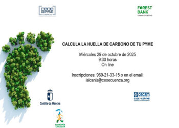 CEOE-Cepyme Cuenca impartirá una jornada online para que las pymes calculen su huella de carbono