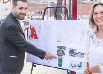 Comienzan las actuaciones del Plan de Renaturalización del casco histórico de Guadalajara con más verde, más color y mayor sombra