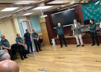 Darío Dolz aplaude a los efectivos de la Guardia Civil de Cuenca por el “gran éxito” de su semana institucional