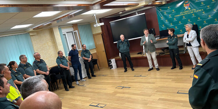 Darío Dolz aplaude a los efectivos de la Guardia Civil de Cuenca por el “gran éxito” de su semana institucional