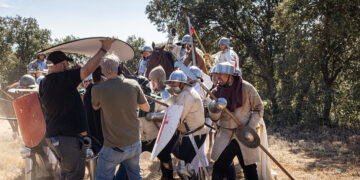 Dojo Producciones rueda un cortometraje sobre la herida mortal que sufrió Jorge Manrique en el Castillo de Garcimuñoz