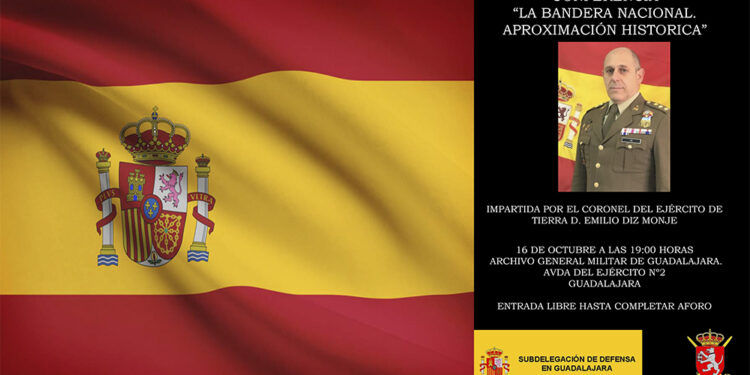 El Archivo General Militar de Guadalajara acoge una conferencia sobre la Bandera Nacional
