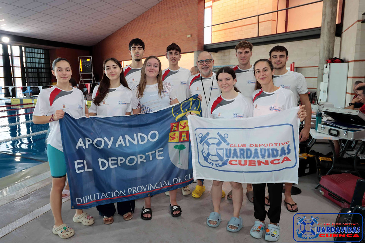 El Club Guardavidas Cuenca arranca la temporada con un oro y excelentes resultados en el Regional