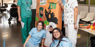 El Hospital Universitario de Guadalajara se suma a la celebración de Halloween con detalles ‘terroríficos’