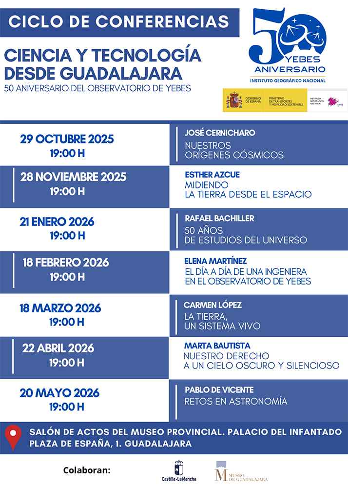 El Observatorio de Yebes celebra su cincuentenario con un amplio programa de actividades 2 El Observatorio de Yebes celebra su cincuentenario con un amplio programa de actividades