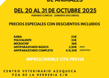 El lunes comienza la segunda campaña de vacunación e identificación de animales en Azuqueca