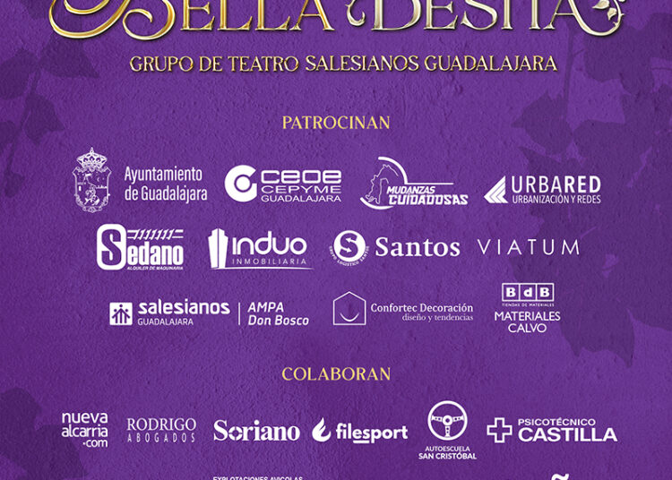 El próximo 18 de octubre comienza la segunda temporada de La bella y la bestia, el musical del Grupo de Teatro de Salesianos Guadalajara 2 El próximo 18 de octubre comienza la segunda temporada de La bella y la bestia, el musical del Grupo de Teatro de Salesianos Guadalajara