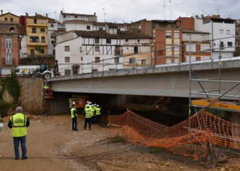 El puente de la CM-215 a su paso por Landete entra en su recta final y en los próximos días se va a hormigonar