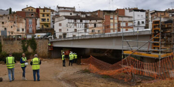 El puente de la CM-215 a su paso por Landete entra en su recta final y en los próximos días se va a hormigonar