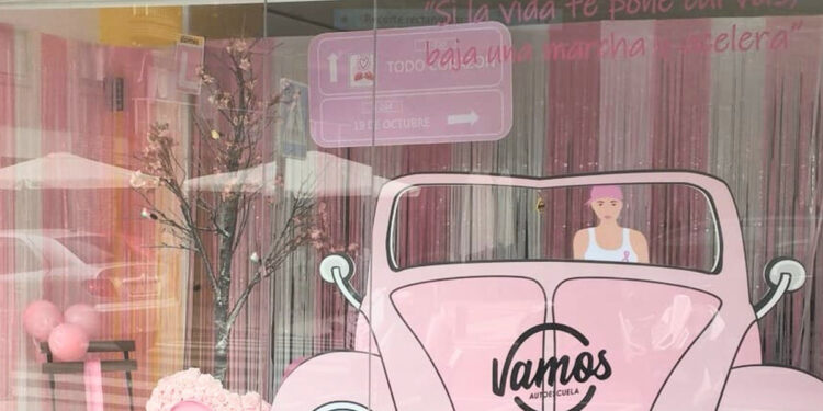 En marcha el concurso de escaparates en Rosa en el tejido comercial de Guadalajara