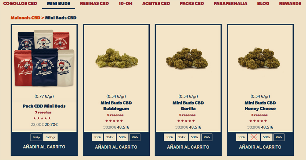 Flores, aceites y Mini Buds de Maionais: formatos de CBD y sus principales diferencias 2 Flores, aceites y Mini Buds de Maionais formatos de CBD y sus principales diferencias