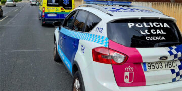 Intenso fin de semana para la Policía Local de Cuenca con 90 avisos y seis accidentes de tráfico