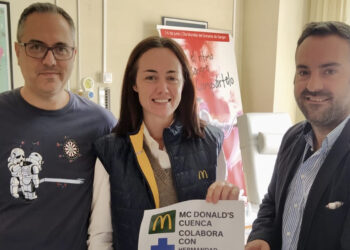 La Hermandad de Donantes de Sangre de Cuenca y el restaurante de McDonald’s en Cuenca se unen para promover la donación de sangre