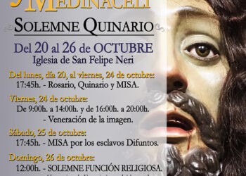 La R.I.E. de Nuestro Padre Jesús Nazareno de Medinaceli celebra esta semana el solemne Quinario en honor a su Titular