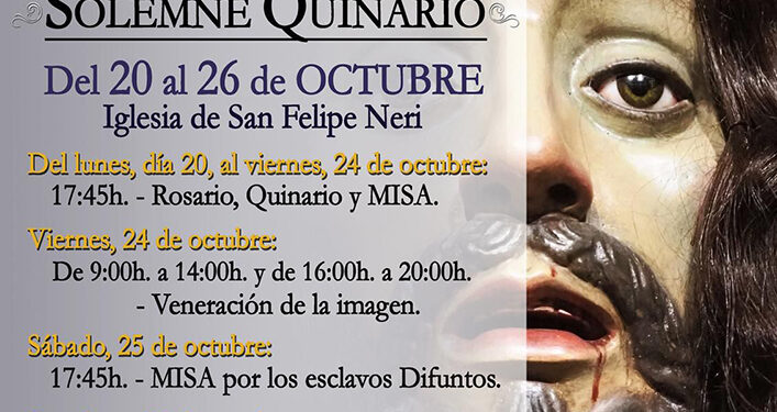 La R.I.E. de Nuestro Padre Jesús Nazareno de Medinaceli celebra esta semana el solemne Quinario en honor a su Titular