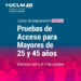 La UCLM abre hasta el 31 de octubre la matrícula del curso preparatorio para las pruebas de acceso para mayores de 25 y de 45 años