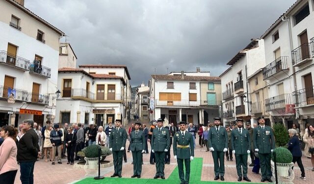 La Virgen del Pilar y la bandera de España hicieron de Cañete, santo y seña de la Serranía 1 La Virgen del Pilar y la bandera de España hicieron de Cañete, santo y seña de la Serranía